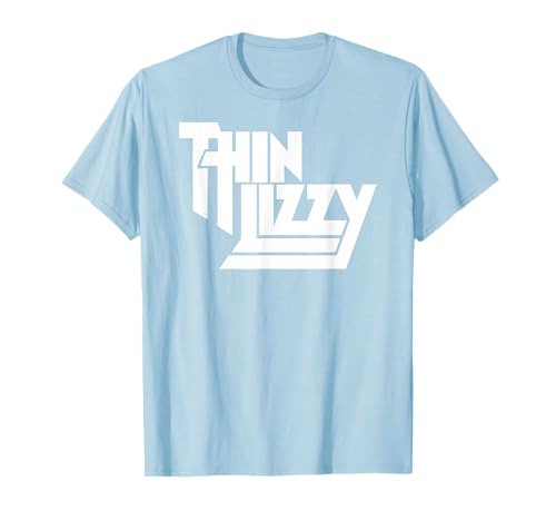 Image of Thin Lizzy – White Logo On Colors T-Shirt