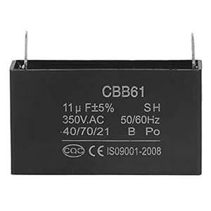 Benzingenerator Kondensator 350VAC ABS CBB61 Kondensator 11μF Klimaanlage Motorkondensator für 50HZ 60HZ Motoren
