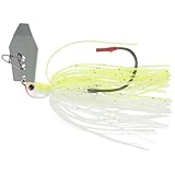 エバーグリーン(EVERGREEN) チャターベイト ジャックハンマー 3/8oz ホワイトチャート #02 ルアー