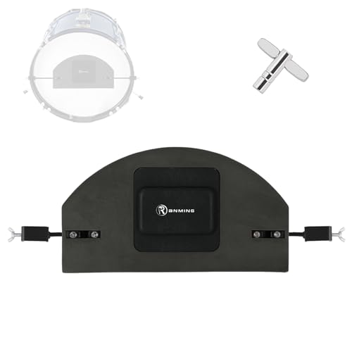 RANMING Adjustable Bass Drum Mute Pad Silencer