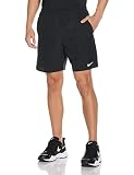 Breathable fabric NIKE M Nk Run Short 7in BF Pantalones Cortos de Deporte, Hombre, Black/(Reflective silv), L