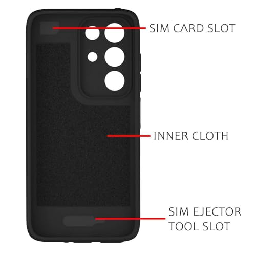 Image of Back Cover | MagFit Ring Design (Non-Magnetic) | Shockproof Protection | Anti-Slip Grip | Raised Camera Edges | Slim Protective Case for Realme 15x 5G / C85 5G / Narzo 90x 5G (Matte Black)