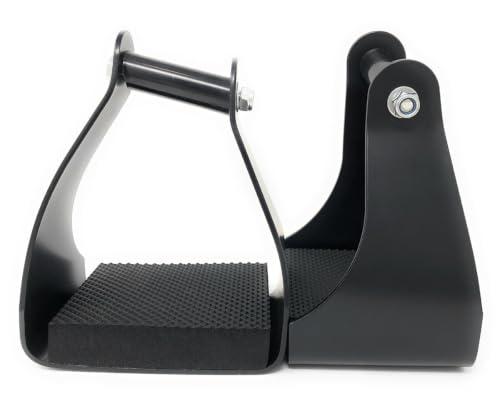 AJ Tack Angled Aluminum Trail Stirrups, 13 oz, 2.75 in
