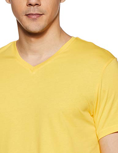 Image of Amazon Brand - Symbol Men's Solid Cotton T Shirt | Plain | V Neck | Half Sleeve-Regular Fit | Combo Pack of 3 (Available in Plus Sizes)