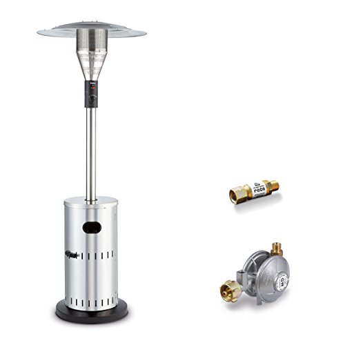 Enders Gas-Terrassenheizer Solid Edelstahl inkl. Sicherheits Kit