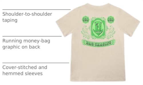 BL101 Youth Bag Chaser Baseball Graphic Tee for Boys - Tan, YL - image 4