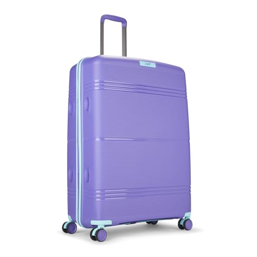 Image of Skybags Paratrip Large Size Hard Luggage (79 cm) | Polypropylene Luggage Trolley with 8 Spinner Wheels| Purple Oppulence | Unisex