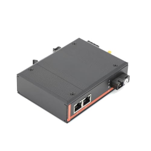Convertisseur monomode SC SFP Gigabit avec commutateur 1 optique 2 électriques