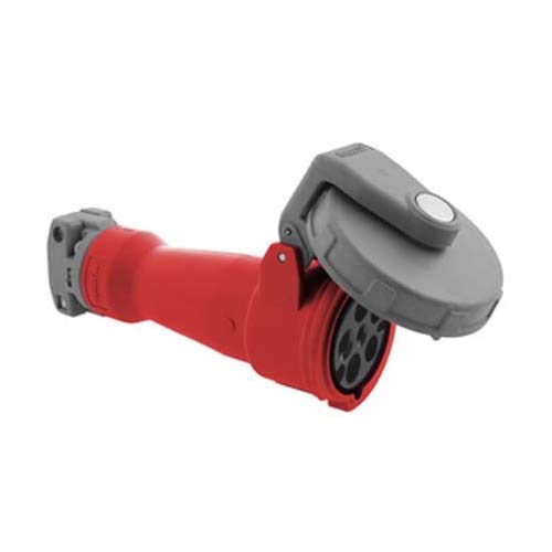 Hubbell HBL520C7W Connector, 4 Pole and 5 Wire, 20 amp, 277/480V, Watertight