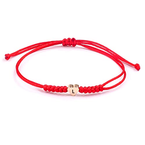 Pulsera Letra Inicial, Pulsera Mujer o Hombre con Inicial de Nombre Pulseras...