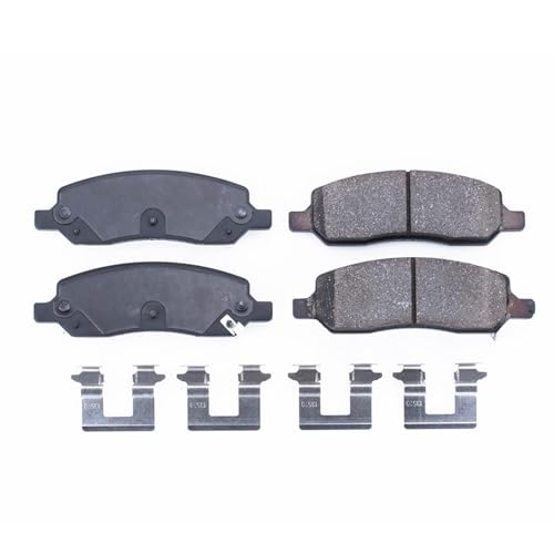Image of PowerStop Rear Brake Pads for Buick Lucerne 2006-11 | Cadillac DTS 2006-11 - Z17 Ceramic Brake Pads with Installation Hardware, 17-1172