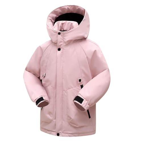 Regenjacke Kinder Warm, Winterjacke Mit Kapuzen Übergangsjacke...