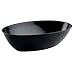 Produktbild Platter Pleasers 3 Stück Kunststoff Servierschalen Salatschalen Schalen Set Luau Schalen rechteckig 1,8 Liter schwarz