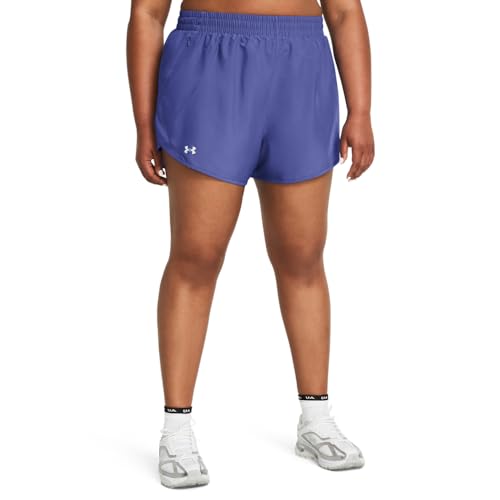 Under Armour Damen Fly by Short Laufbekleidung Shorts Lila - L