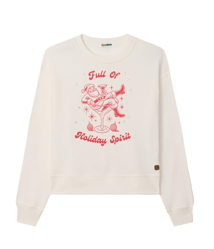 Tipsy Elves Full Of Holiday Spirit Cocktail Sweatshirt - Image 5