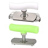 Dosenöffner Edelstahl für Senioren, Manueller Flaschenöffner Glasöffner verstellbar, Deckelöffner für Schraubgläser, Küchen Gadgets schwache Hände, Multifunktions Schraubdeckelöffner