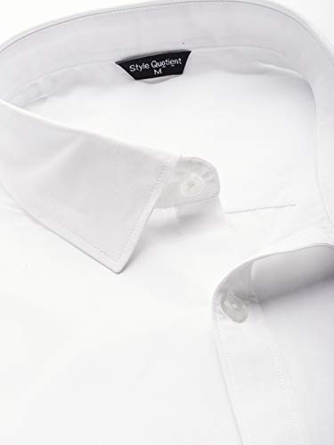 Image of Style Quotient Men Black Solid Casual Regular Fit Shirt