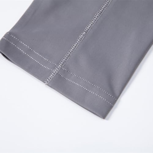 Men's Long Sleeve Sun Protection Shirts Half Zip UPF 50+ SPF Sun Shirt Rash Guard Surfing Running Swimming Clothing3