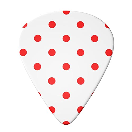 Lot de 6 médiators à pois pour guitare acoustique, guitare électrique, basse, ukulélé – fins, moyens et épais - Les Beatles, Paul McCartney, John Lennon, RIngo Starr, George Harrison Lot de 6 médiators à pois pour guitare acoustique, guitare électrique, basse, ukulélé - fins, moyens et épais – Image 4