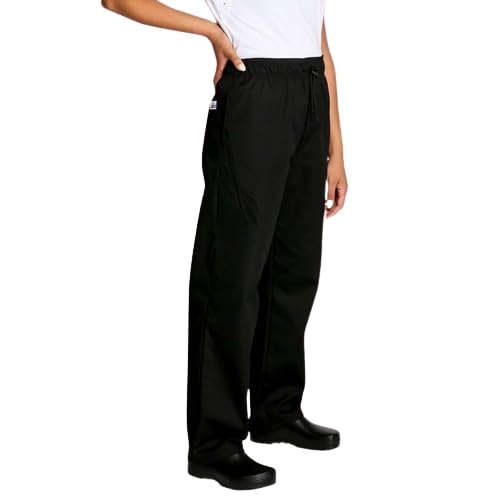 Tibard Drawstring Chef Trouser (UK Alpha XL Regular Regular Black)