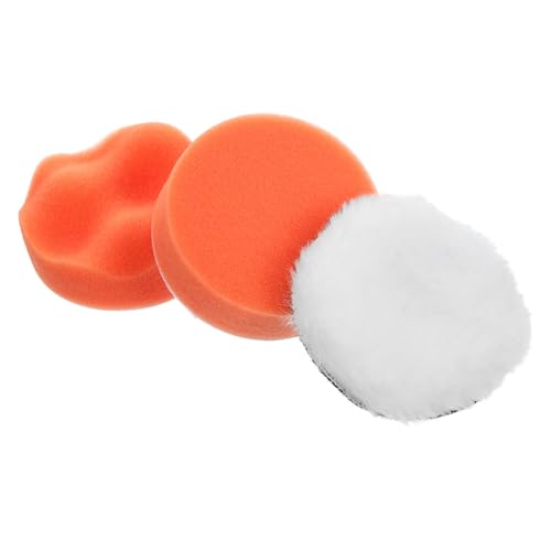 Garneck 3Pcs Car Polishing Machine Buffing Sponge Pad Drill Polishing Kit with Buffing Pads for Scratch Repair and Waxing Compatible with Buffing Machines and Drills