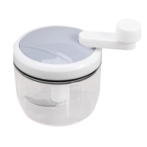 Manual de manejo - Chopper para ajo y verduras, mini manivela picada, robots de comida portátiles para el hogar | Pequeño helicóptero para comida, ajo compacto manual compacto y cebolla - imagen 6