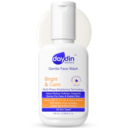 Image of Brightening Face Wash-Niacinamide, Kojic Acid, Vitamin C & NMF | Non-Irritant, For Tan Removal & Glowing Skin, Evens Skin Tone, Optimal pH for Men & Women, Oily & Combination Skin Types