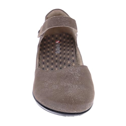 Image of Revere Osaka Mary Jane - Premium Leather - Orthotic-Friendly Removable Insoles - Adjustable Strap - Arch Support - Stylish Wedges for All-Day Comfort