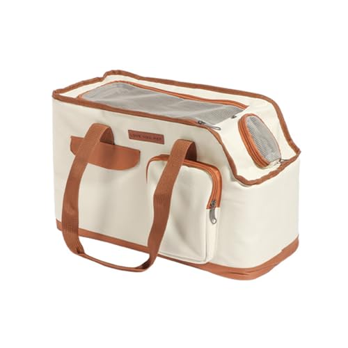 ペットキャリーバッグ 犬用 猫用 お出かけ キャリーケース 可愛い パン型 軽量 折りたたみ 顔出し 底板付き 小型犬 小動物用 散歩 ショルダー トートバッグ 旅行 通院 災害避難 (2C)