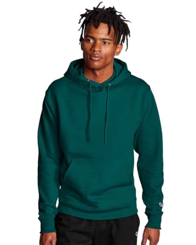 Sweat Champion Powerblend sweat à capuche homme coton sport vert L