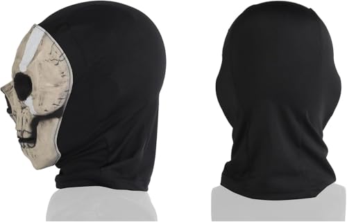 Masque Tactical Airsoft Full Face Cagoule Crâne Halloween Antibuée - 3