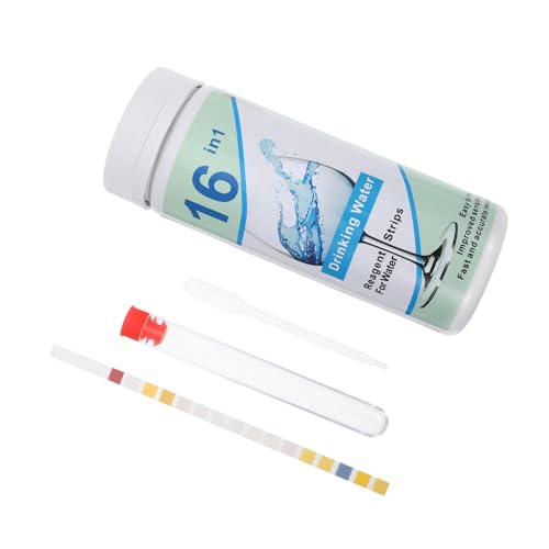 Test de l'eau potable 50 bandes avec pipette et tube de mesure