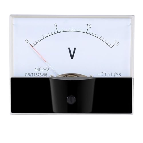 Voltmètre analogique de panneau CC 100V cadran de mesure