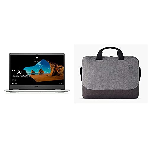 Image of Dell Inspiron 3501 39.62 cm (15.6 inch) FHD Display Laptop - Soft Mint Color Citylife Top Load Briefcase for 38.1 cm (15 Inch) Laptop with Weather-Resistant Exterior and Trolley Strap