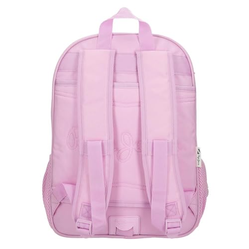 Pepe Jeans Unisex Para CriançA. 68522D1 Sandra Mochila Escolar Dois Compartimentos 40 Cm AdaptáVel A Trolley Cor-De-Rosa (Osfa), Casual, Pol - 3