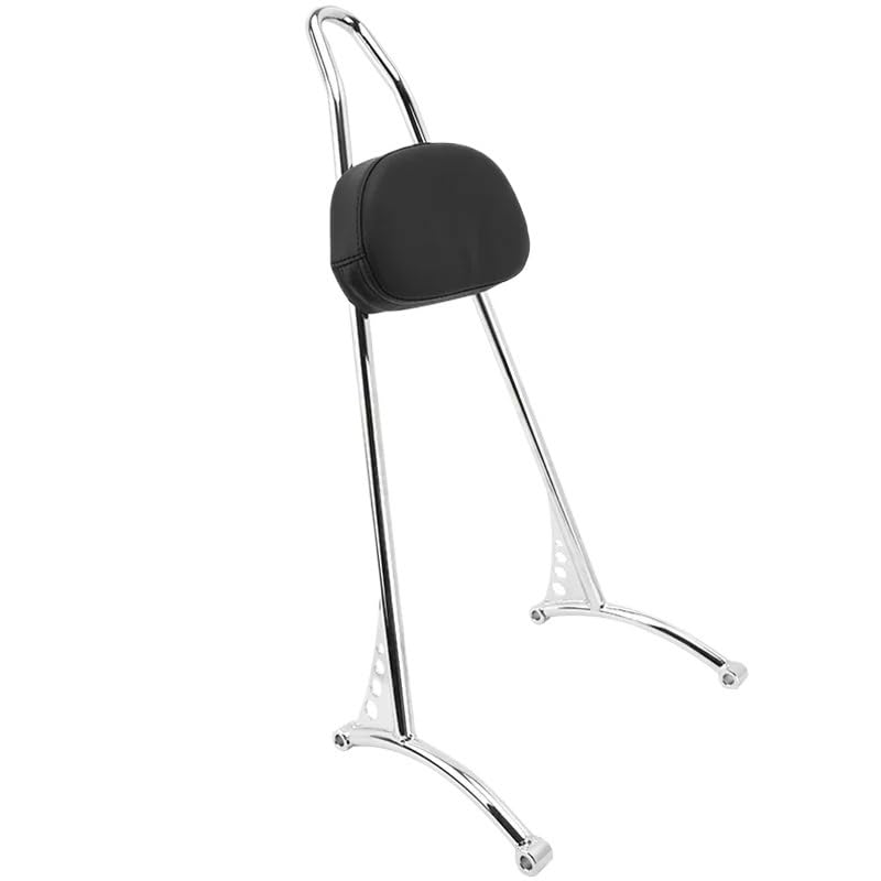 Dossier passager noir moto Sportster XL Iron 883 1200 pour selle d'origine