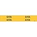 Brady 7121-4, 93303 Self-Sticking Vinyl Pipe Marker, (Pack of 50 Cards)