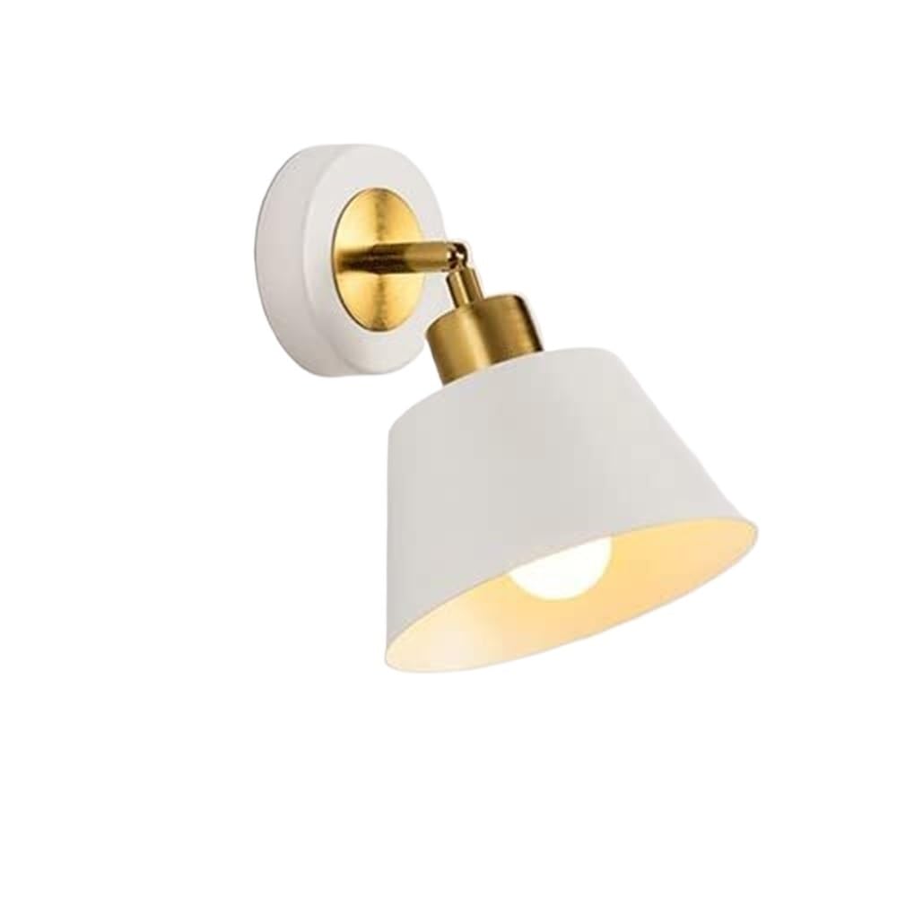 KXEcoLife Wall Sconce Adjustable Bedside Reading Indoor E27 Headboard Light Spotlights Lighting Fixture for Study Living Room Office Bedroom(Gold)