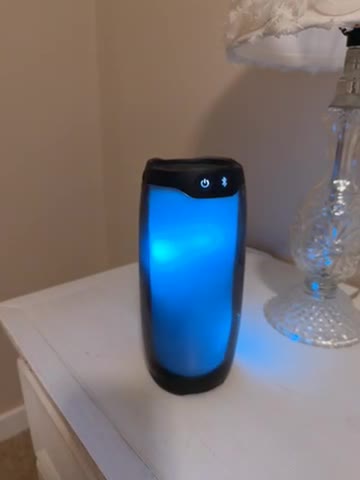 JBL Pulse 4 Portable Bluetooth Speaker with Light Show, IPX7