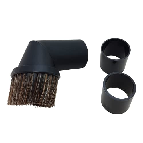 Lichtblau cepillo de muebles universal para aspiradoras I Escobilla para aspirador apto para Bosch Siemens Miele Samsung Dyson I Cepillo suave diámetro interior 35mm y Anillo de conexión 30/32mm Cover