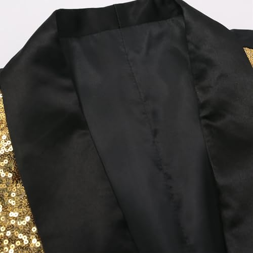 Suit Vest for Men - Mens Sequin Prom Suits Vests Tuxedo Dinner Party V Neck Slim Fit Waistcoats4