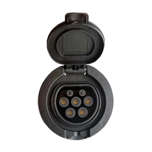 Qusedwey 1 Piece EV Charging Socket Outlet Type 2 Socket Connector IEC 62196-2 32A 3 Phase AC