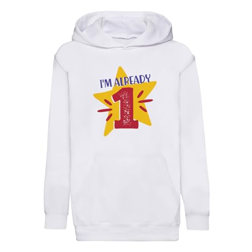 Cadeau anniversaire 1 an avec le sweat à capuche enfant au design étoile féerique