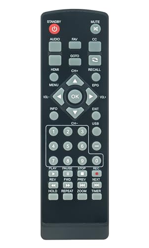 Télécommande Ematic AT103B de remplacement pour regarder la télévision