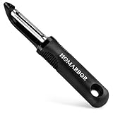 Black Premium Vegetable Peeler | Ultra-Sharp Swivel Stainless Steel Blade |...