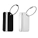 PATKAW Gepäckgepäck- Tags 2Pcs Reise- Tags für Gepäckmetall- Reise- Koffer- Identifikations- Tags Aluminium- Gepäck- Tags Tags