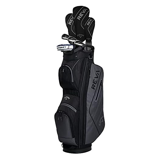 Callaway Women's REVA Complete Golf Set(Black, 8 Pieces (Long), Right Hand)