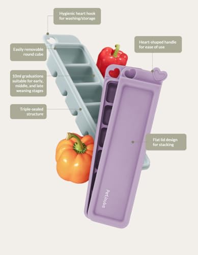 Silicone-Heart-Cube-Freezer-Tray-Baby-Food-Storage-Cubes-with-Clip-On-Lid-Freeze-Baby-Food-Soups-Purees-Ice-Easy-and-Safe-Design-Made-in-Korea-Ocean-Blue