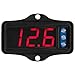 Taramps Automotive Digital Voltmeter VTR 1000 Black, Red LED Automotive Car Audio, Digital Display, Measure and Monitor Electrical Voltage of The Battery, Easy to Install