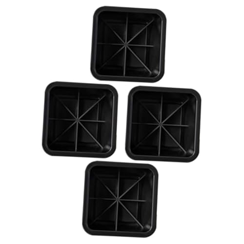 Unomor 4Pcs Heavy Duty Furniture Risers Bed Frame Elevators Material for Sofa Table Chair Legs for Home Office Use Prevents Floor Scratches